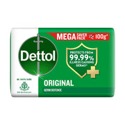 Dettol Original Germ Protection Bathing Soap Bar (100gm) | Kills 99.99% germs