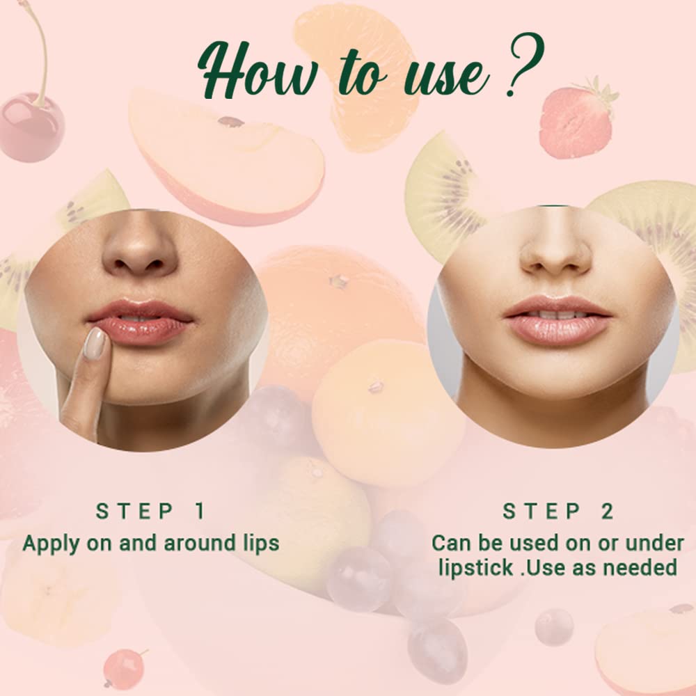 Biotique Fruit Whitening/Brightening Lip Balm | Hydrated and Nourishing Lips| Visibly Lighter Lips | Evens Out Lip Tone | De-pigmentation Balm |100% Botanical Extracts| All Skin Types | 12G