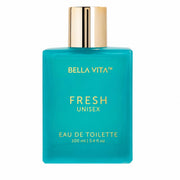 Bella Vita Luxury FRESH Unisex Eau De Toilette Perfume with Bergamot, Lavender,Ylang Ylang|Premium, Long Lasting Fresh Fragrance for Men & Women, 100ML