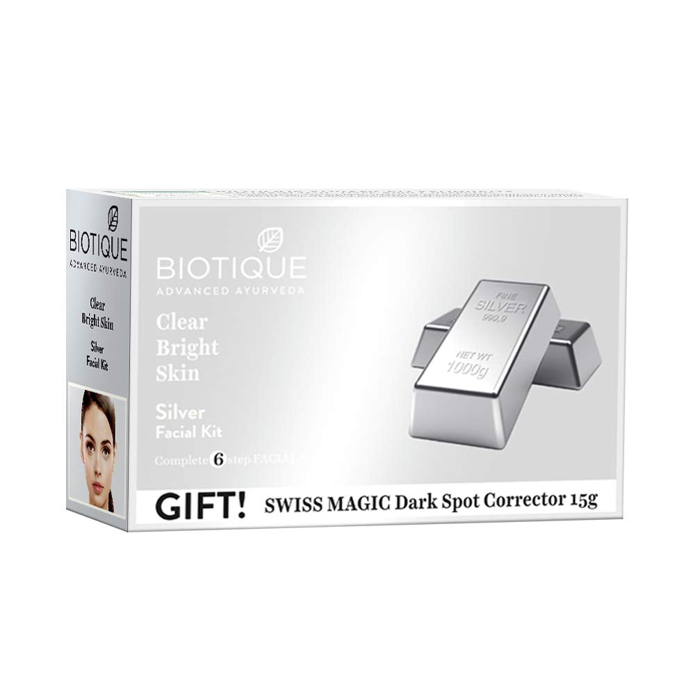 Biotique Bio Silver Facial Kit, 65g
