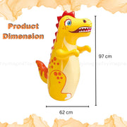 Toy Imagine™ Hit Me Toy 3-D Inflatable Animal Toy | Water Base and Air Base for Toddlers | PVC Punching Bag for Kids | Activity Toy for Kids Age 3 +. (Any One)