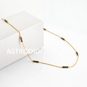 ASTRODIDI Gold Plated Chain | 24 Inch Stylish Light Weighted Golden Brass Neck Chain For Girls Women Men Boys (MHC-05)