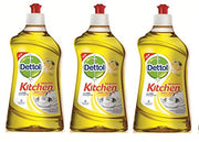 Dettol Dish & Slab Gel Lemon Fresh, 400 ml (Pack of 3)