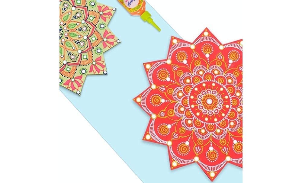 Fevicryl 3D Outliner Colours Fabric & Multi-Surface Paints, Pack of 10