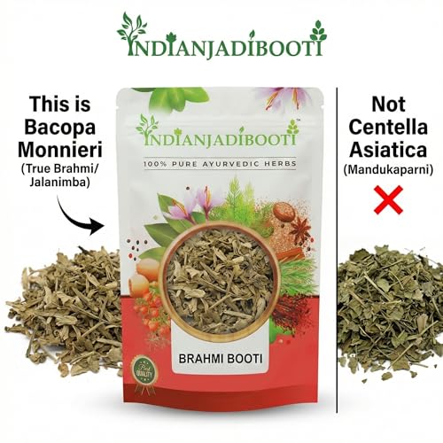 IndianJadiBooti Elite Detox & Focus Bundle: Anantmool, Brahmi Leaves & White Shatavari – For Blood Purification, Cognitive Clarity & Hormonal Balance – 250gm Each