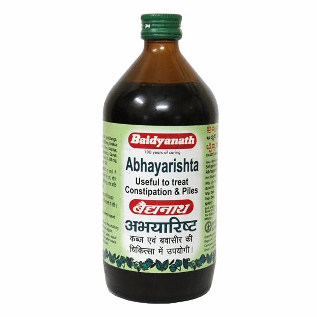 Baidyanath Abhayarishta I Ayurvedic Constipation Relief - 220 ML