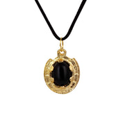 ASTRODIDI Shani Raksha Kavach | Nazar Dosh Suraksha Kawach I Evil Eye Protector Pendant with Black Thread for Men Women Boys and Girls (Color: Black and Golden)