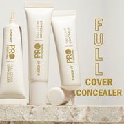INSIGHT Professional Full Cover Concealer - LN-08 | Creamy Velvety Finish | Lightweight Waterproof Formula | Easily Blendable | Enriched with Vitamin E & Almond Oil | 20 g (Pack of 2)