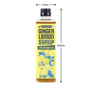 Urban Platter Ginger Lemon Syrup, 500ml (Refreshing | Tangy and Zesty | Sweetened)