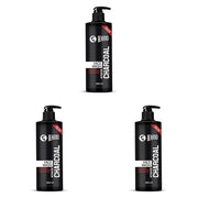 Beardo Activated Charcoal Face Wash for men, 200ml | For Deep Pore Cleaning and Removes Dirt | face wash for acne and pimples | face wash for oily skin (Pack of 3)