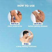 NIVEA Men Fresh Woody Protect And Care Roll On, 50Ml, Pack Of 1