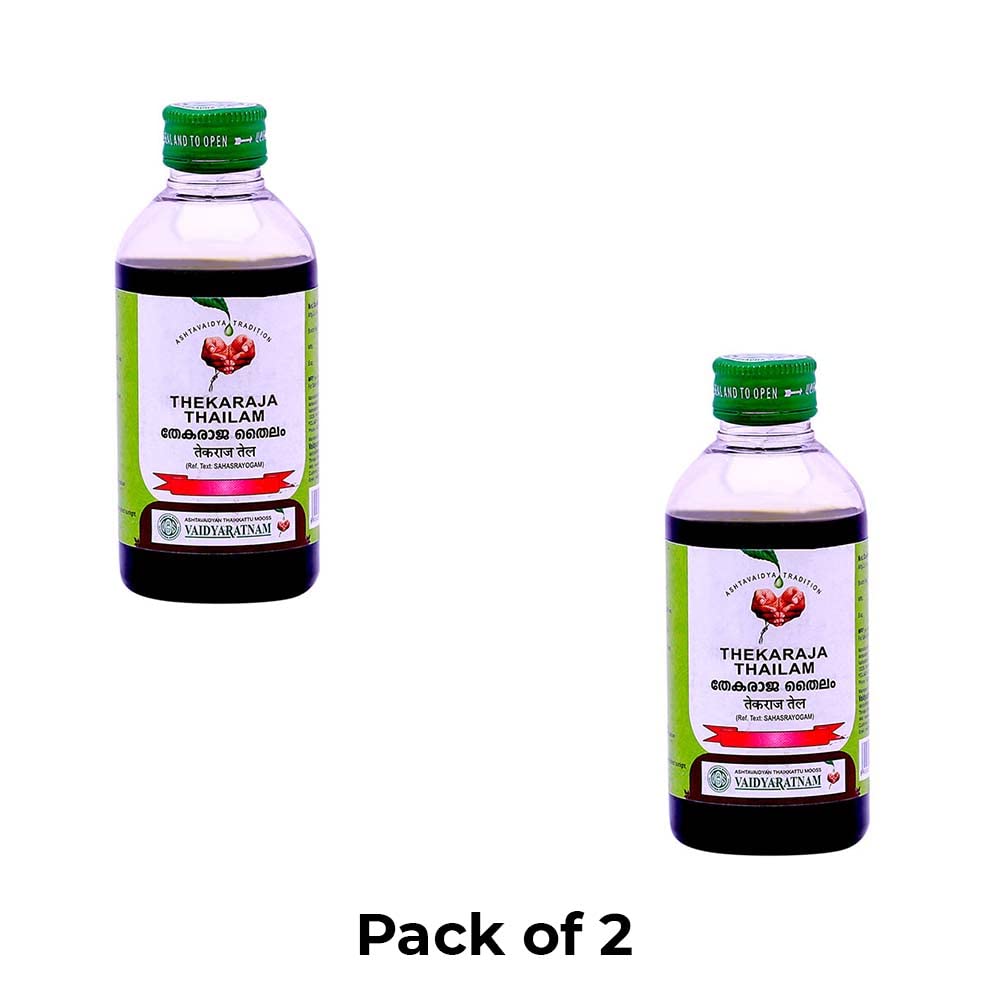 Vaidyaratnam Thekaraja Thailam 200 ml (Pack Of 2)