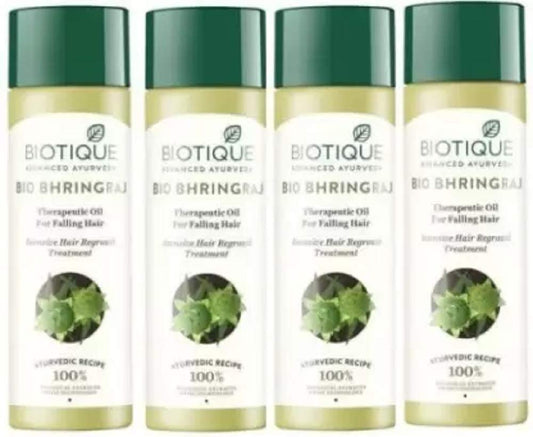 Biotique Bhringraj Hair Oil 200 Ml x4 Pcs kk Hair Oil (800 ml)