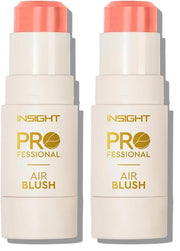 INSIGHT Professional Air Blush (7.5 g) Shade - Sunset Dew | Ultra-Lightweight Cream Blush for Natural Glow, Smooth Blend & Radiant Finish (Pack of 2)