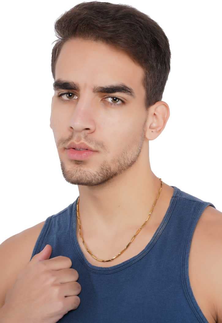 ASTRODIDI Gold Plated Pure Stainless Steel Chain | Stylish Boys, Girls, Mens and Women Chain Looking Elegant Neck Chain