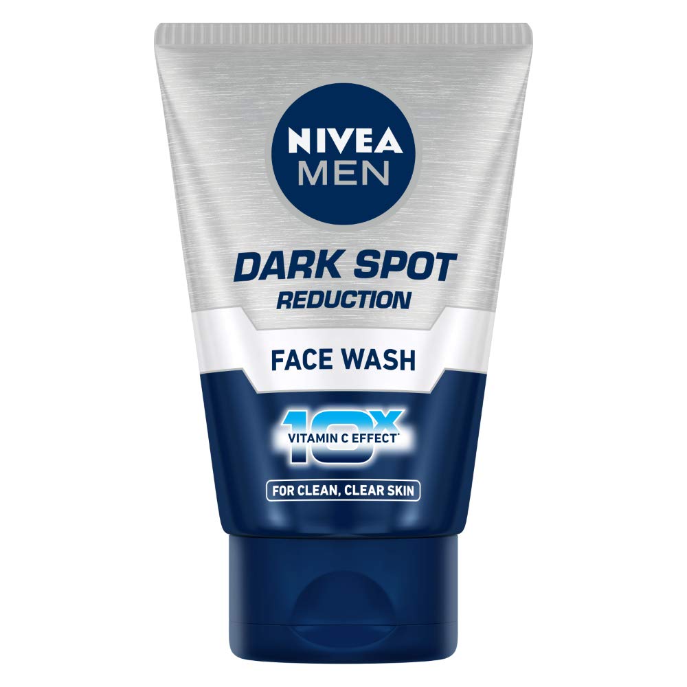 NIVEA Men Face Wash, Dark Spot Reduction, for Clean & Clear Skin with 10x Vitamin C Effect, 50 g