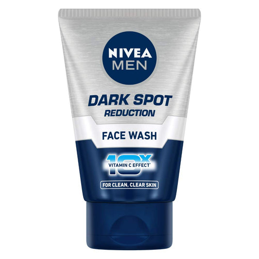 NIVEA Men Face Wash, Dark Spot Reduction, for Clean & Clear Skin with 10x Vitamin C Effect, 50 g