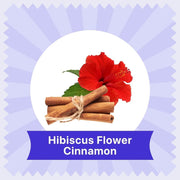 BLUE TEA - Hibiscus Cinnamon and Clove Tea - 100gm (100 Cups) | SKIN GLOW ENHANCING TEA | Vitamin-C Rich | Tangy Taste - Flower Based - Herbal Tea - Caffeine Free | Zipper Pack