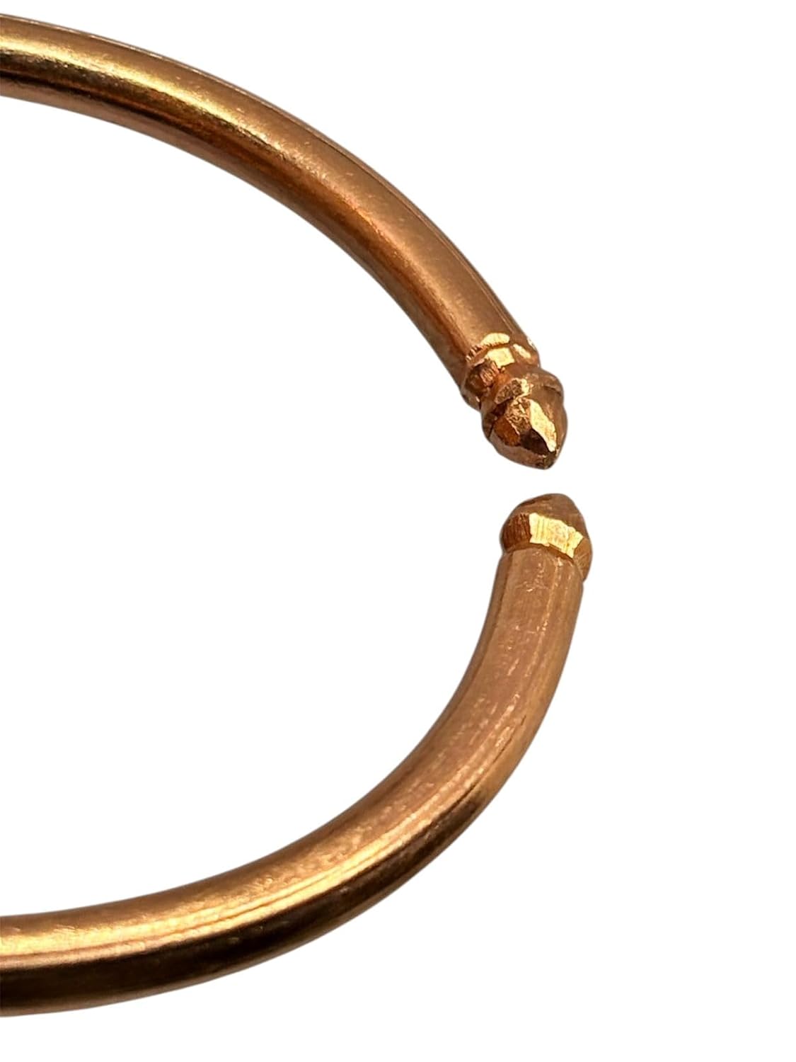 RUDRADIVINE Pure Copper Kada Bracelet for Men & Women – Adjustable, Unisex Bangle for Wellness & Fashion
