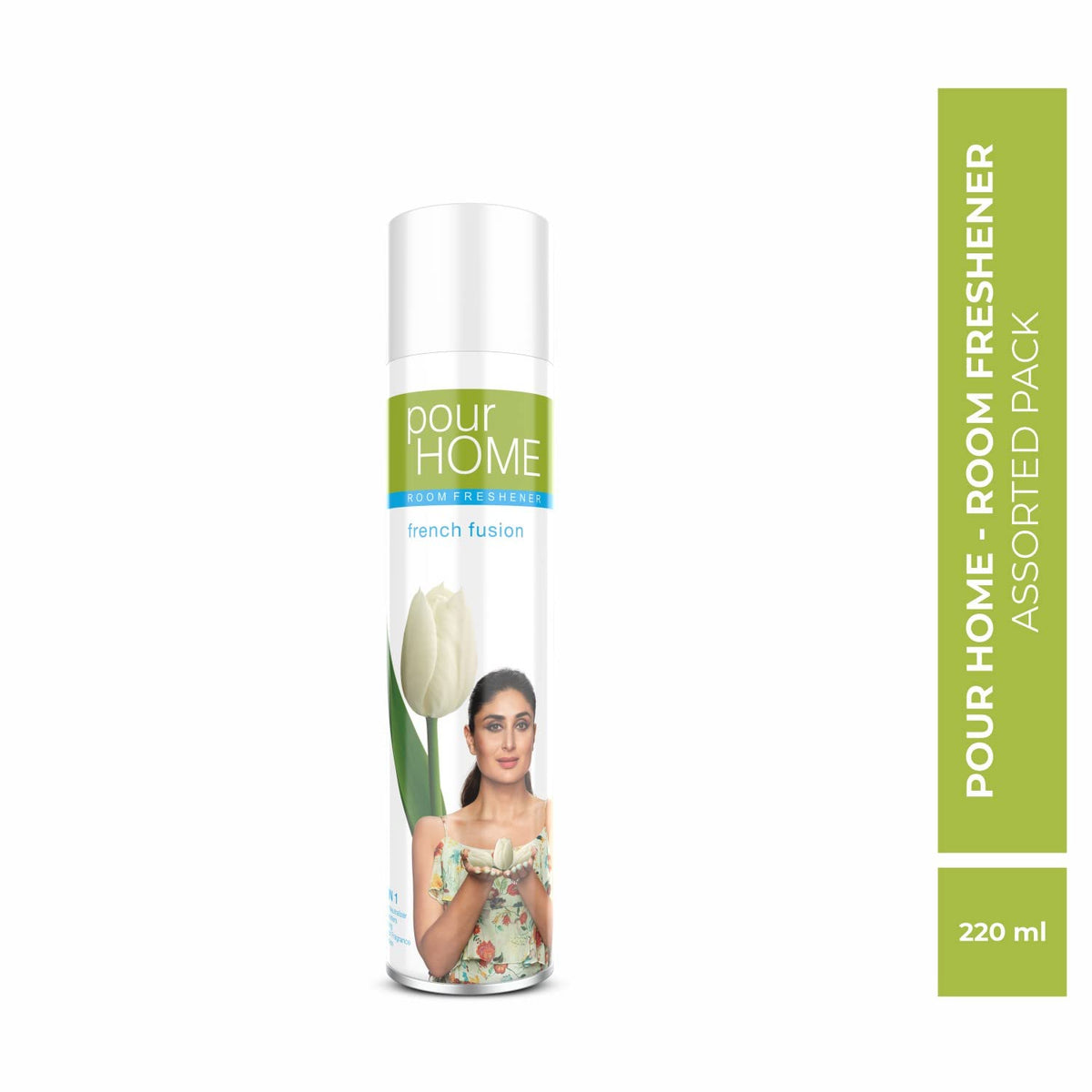 POUR HOME French Fusion Room Air Freshener - 220ML | Long-Lasting Fragrance - Reduces Odours - Suitable for Home & Office