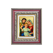 DIVINITI Holy Family 24K Gold Plated Foil Wall and Tabletop Photo Frame for Home Décor, Prayer Room, Luxury Gifting | DG Frame 105 S1 (16x13.5 CM)