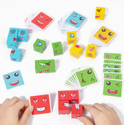 Toy Imagine Face Change Blocks Game for Kids