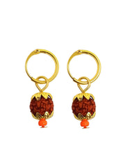 SHINDE EXPORTS rudraksha earrings bali for men and women