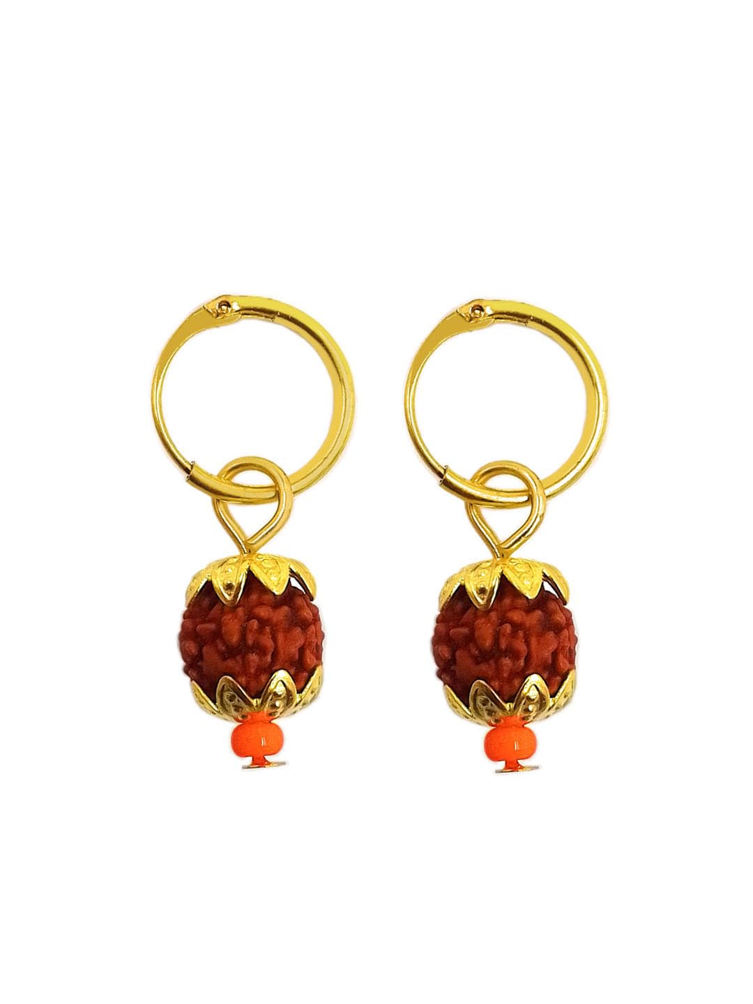 SHINDE EXPORTS rudraksha earrings bali for men and women
