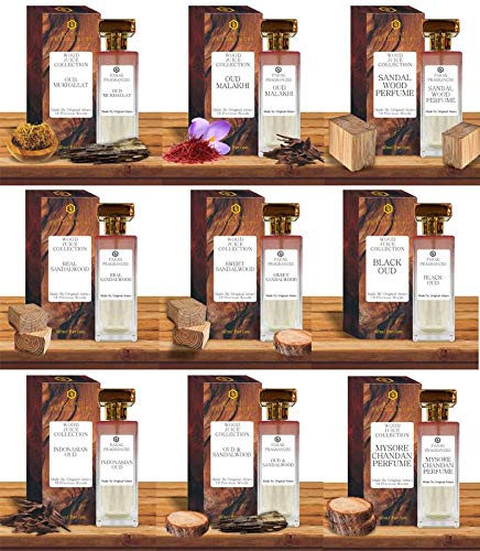 Parag Fragrances Chandan-Kesar, 60ml Real Natural Perfume Spray For Unisex, Best Long Lasting Perfume Spray - Sandalwood