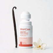 WishCare Underarm Roll On Serum - 5% AHA, 3% Kojic Acid, BHA, Licorice, Inulin - Underarm Lightening & Odour Control - Long Lasting Vanilla Fragrance