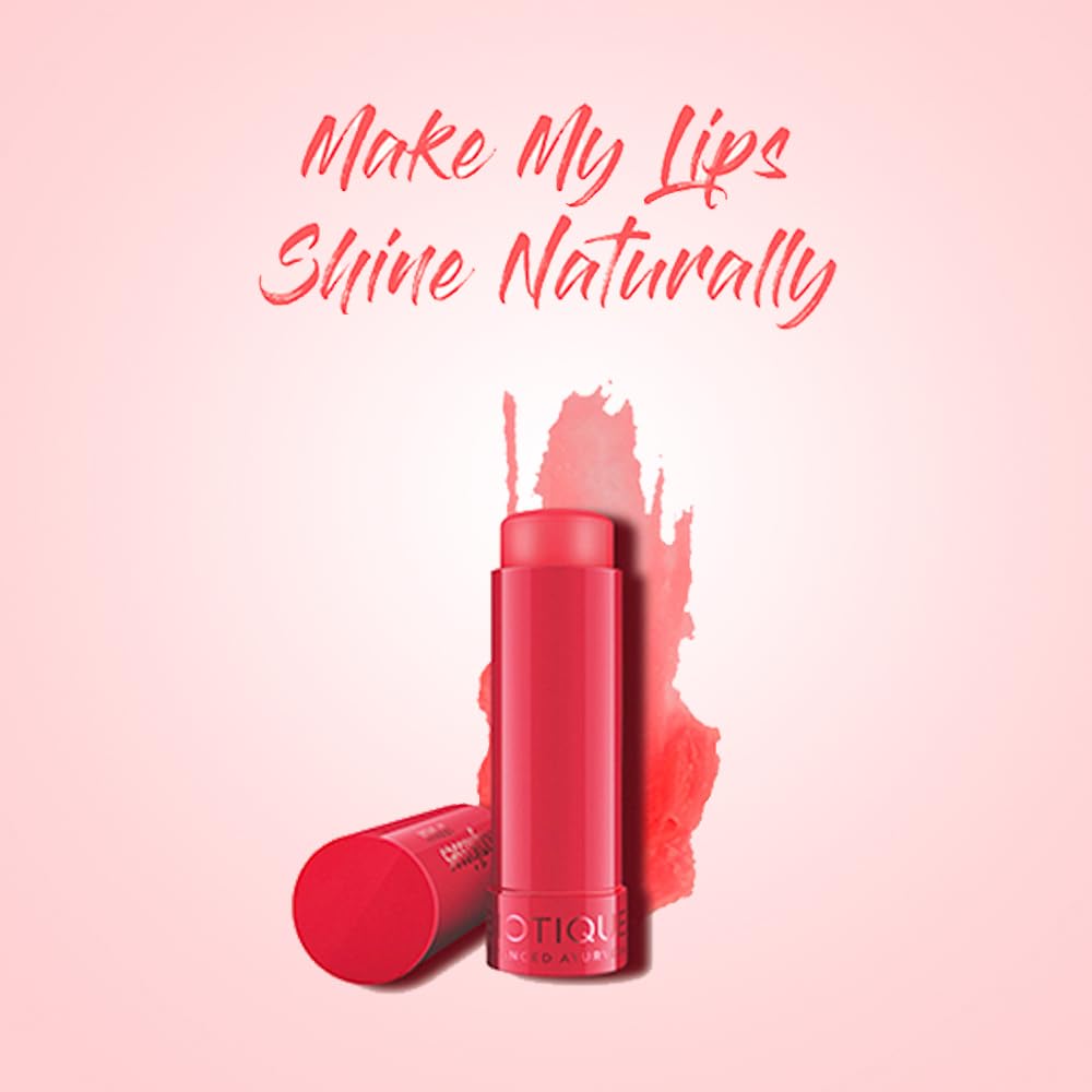 Biotique Natural Makeup Magikisses Lip Balm, Merry Cherry Red, 1 count