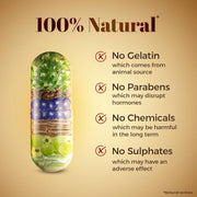 Zandu Hair Growth Ayurvedic Capsule- 60 Caps |Scientifically Proven for Hair Growth | Reduces Hair Fall | DHT Blocker | Strengthens Hair | Bhringraj, Amla & other Herbs |100% Ayurvedic |For Men & Women