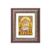 DIVINITI Lord Kuber 24K Gold Plated Foil Wall and Tabletop Photo Frame for Home Décor, Puja Room, Luxury Gifting | DG Frame 105 S1 (16x13.5 CM)
