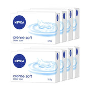 NIVEA Creme Soft Soap, 125 g (2 x Pack of 4)