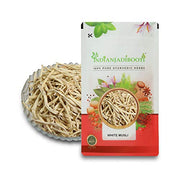 IndianJadiBooti Safed Musli Root (100g) | Whole & Raw Chlorophytum Borivilianum | Ayurvedic Herb for Strength, Stamina & Vitality Support | Natural White Musli | Sun-Dried & Non-GMO | Premium Grade