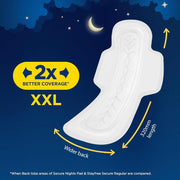 Stayfree Secure Day & Night Combo - Secure Cottony XL 40s (Pack of 2)+ Secure Nights XXL 40s