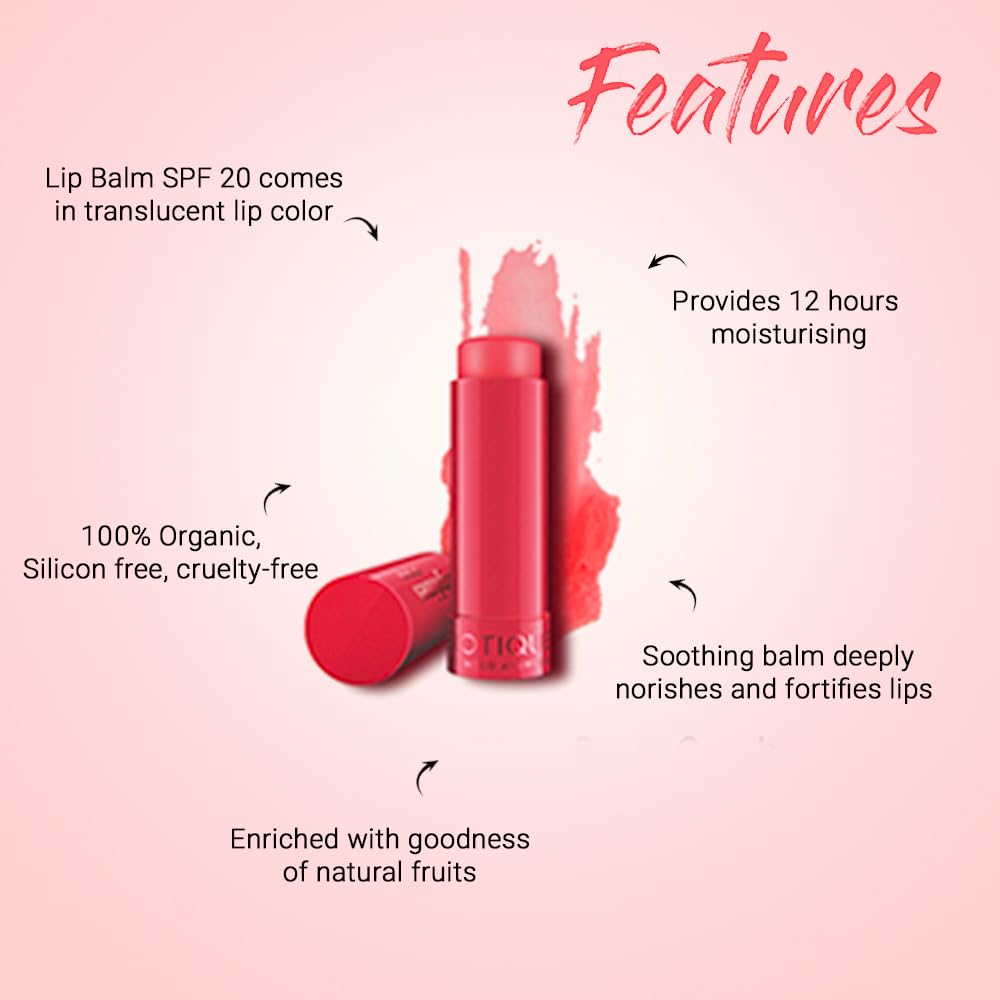 Biotique Natural Makeup Magikisses Lip Balm, Merry Cherry Red, 1 count