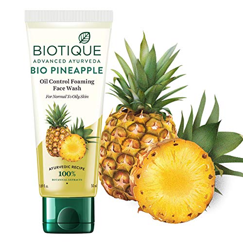 Biotique Bio Pineapple Oil Control Foaming Face Wash, 50ml