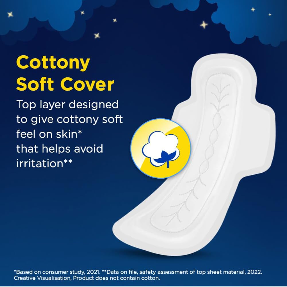 Stayfree Secure Day & Night Combo - Secure Cottony XL 40s (Pack of 2)+ Secure Nights XXL 40s