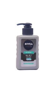 Nivea Body Lotion, Extra Whitening Cell Repair SPF 15, For All Skin Types, 400ml & Men Face Wash, Oil Control, 10x Vitamin C, 150ml