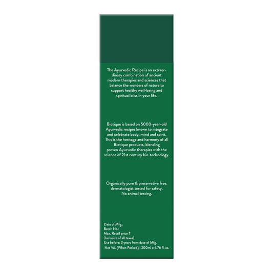 Biotique Cucumber Pore Tightening Toner| Ayurvedic and Organically Pure| Maintains Skin’s Natural pH |100% Botanical Extracts| Suitable for Normal & Oily Skin Types| 200ml