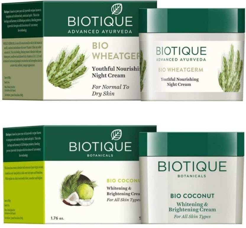 BIOTIQUE WHEAT GERM+COCONUT CREAM (100g)
