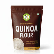 NatureVit Quinoa Flour 1 Kg | Gluten-Free High Protein Atta | Ideal for Baking, Rotis & Healthy Recipes | Fibre-Rich & Naturally Nutritious