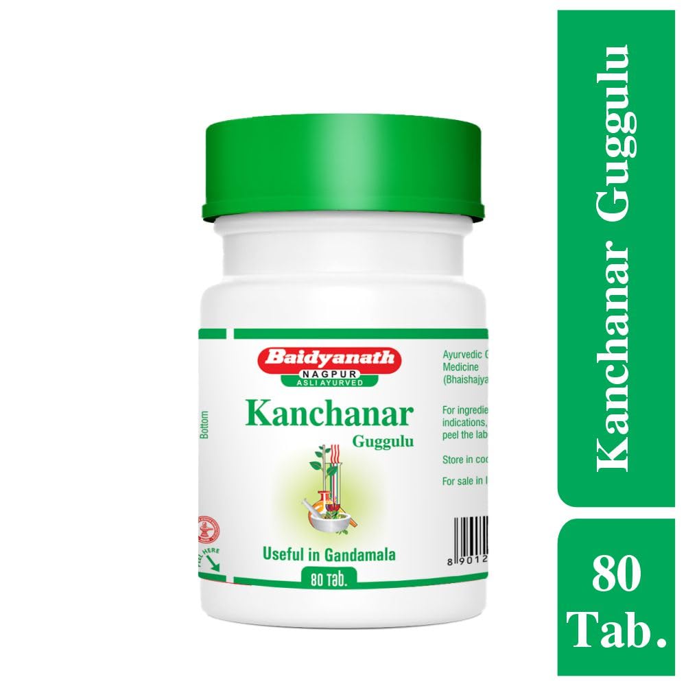 Baidyanath Asli Ayurved Kanchanar Guggulu 80 Tablets Pack Of 2