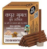 Parag Fragrances Natural & Long Lasting 250 Gram Dhoop Sticks for Pooja & Home Fragrances (Kapoor Guggal)