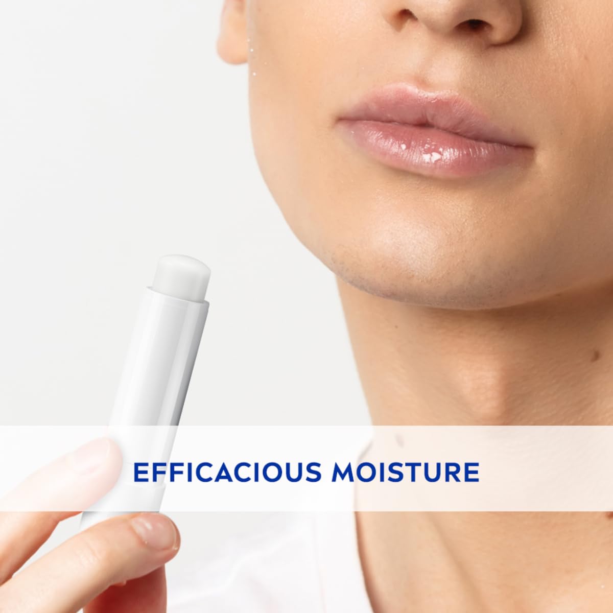 NIVEA MEN Active Care 4.8g Lip Balm|24 H Melt in Moisture Formula|Natural Oils|Nourished Lips