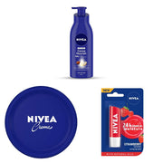 NIVEA Cocoa 400 ml + Crème 200 ml + Lip Balm 4.8 g