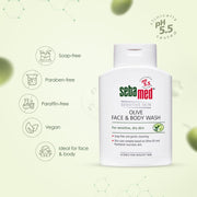 Sebamed Olive Face & Body Wash | 200 ml