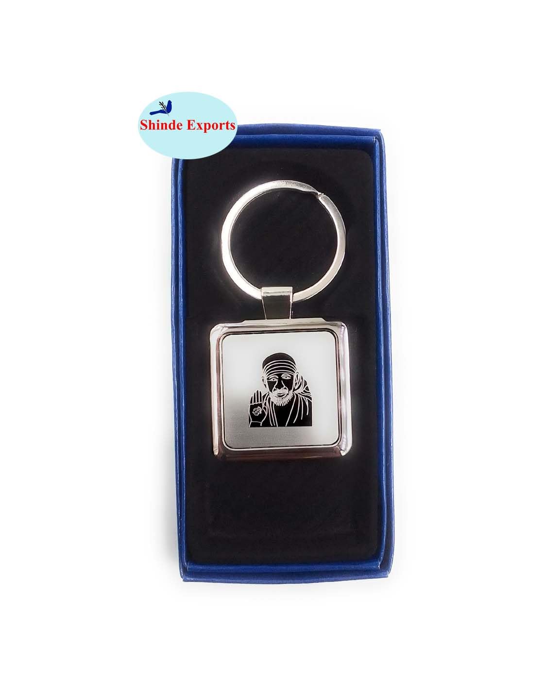 SHINDE EXPORTS shirdi saibaba keychain/key chain for bike, car