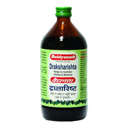 Baidyanath Asli Ayurved Draksharishta - 450 ml (Pack of 2) - Ayurvedic Syrup for Appetite Physical Strength| Useful in Cold & Cough